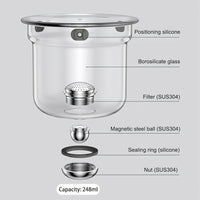 LeafPro™ Magic French Teapot