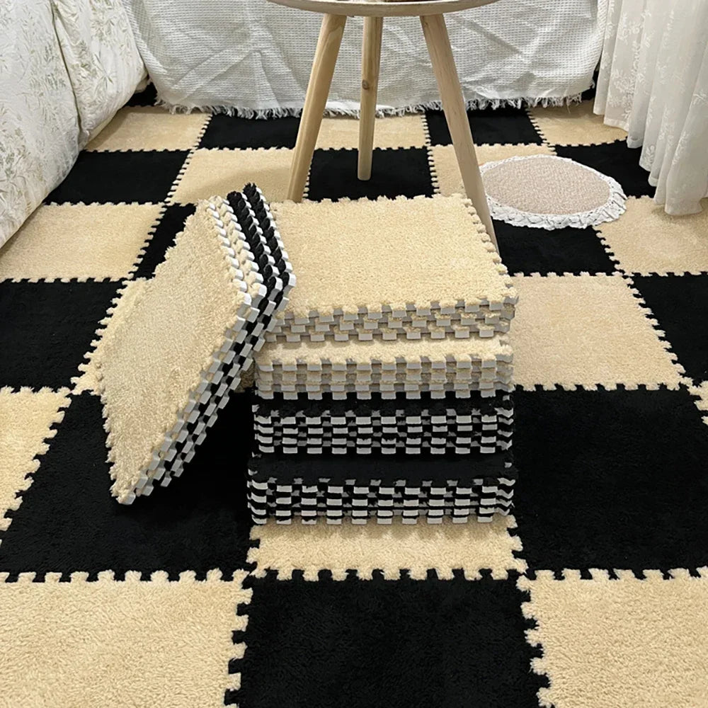 PlushUp™ Furry Puzzle Carpet