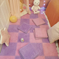 PlushUp™ Furry Puzzle Carpet