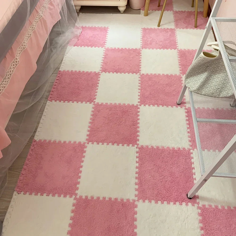 PlushUp™ Furry Puzzle Carpet