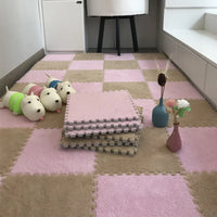 PlushUp™ Furry Puzzle Carpet