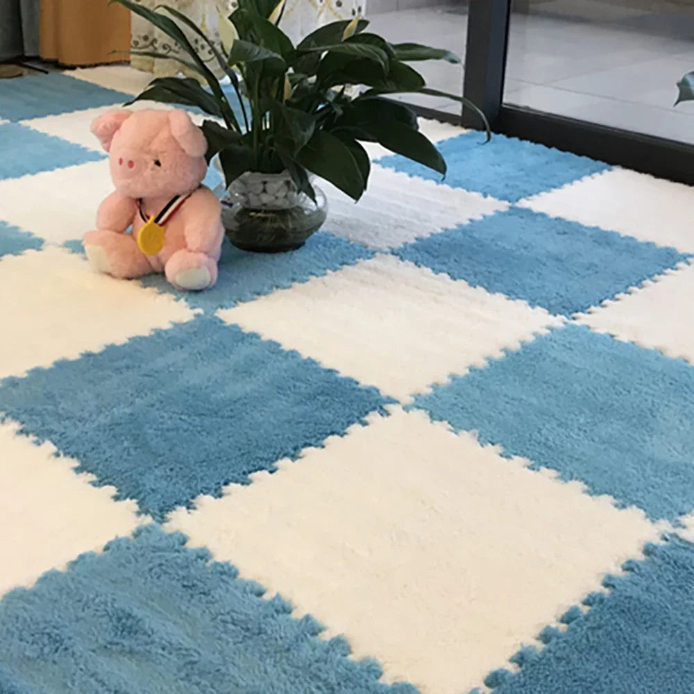 PlushUp™ Furry Puzzle Carpet