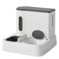 Automatic Cat Feeder & Water Dispenser with Dual Bowl Design