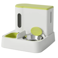 Automatic Cat Feeder & Water Dispenser with Dual Bowl Design