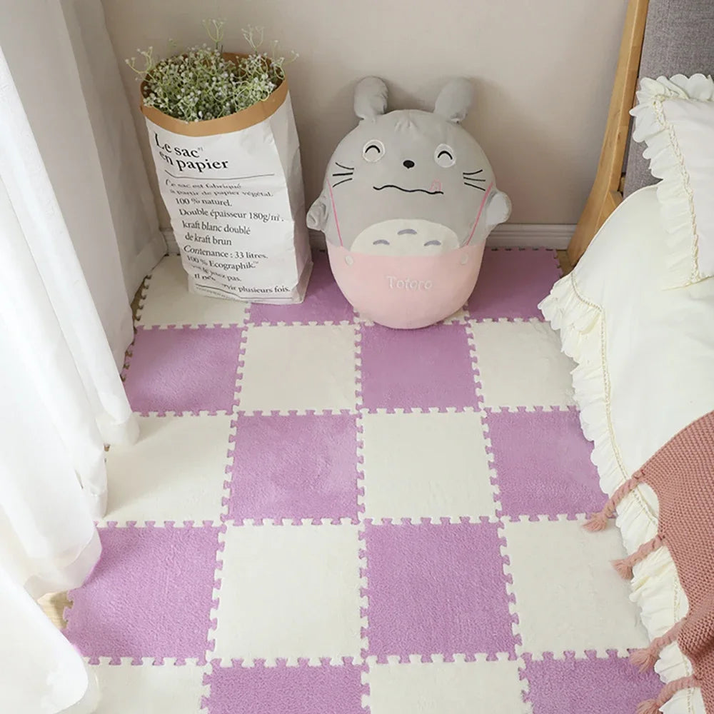 PlushPro Furry Puzzle Carpet