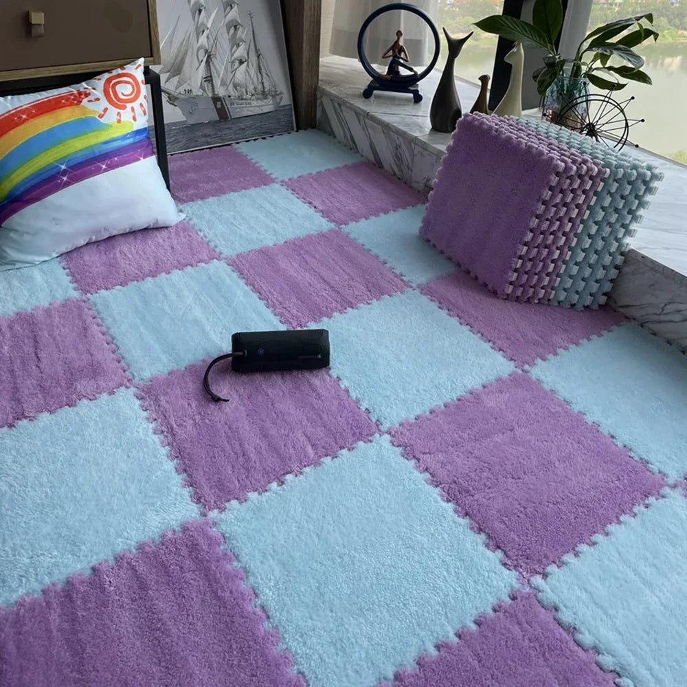 PlushPro Furry Puzzle Carpet