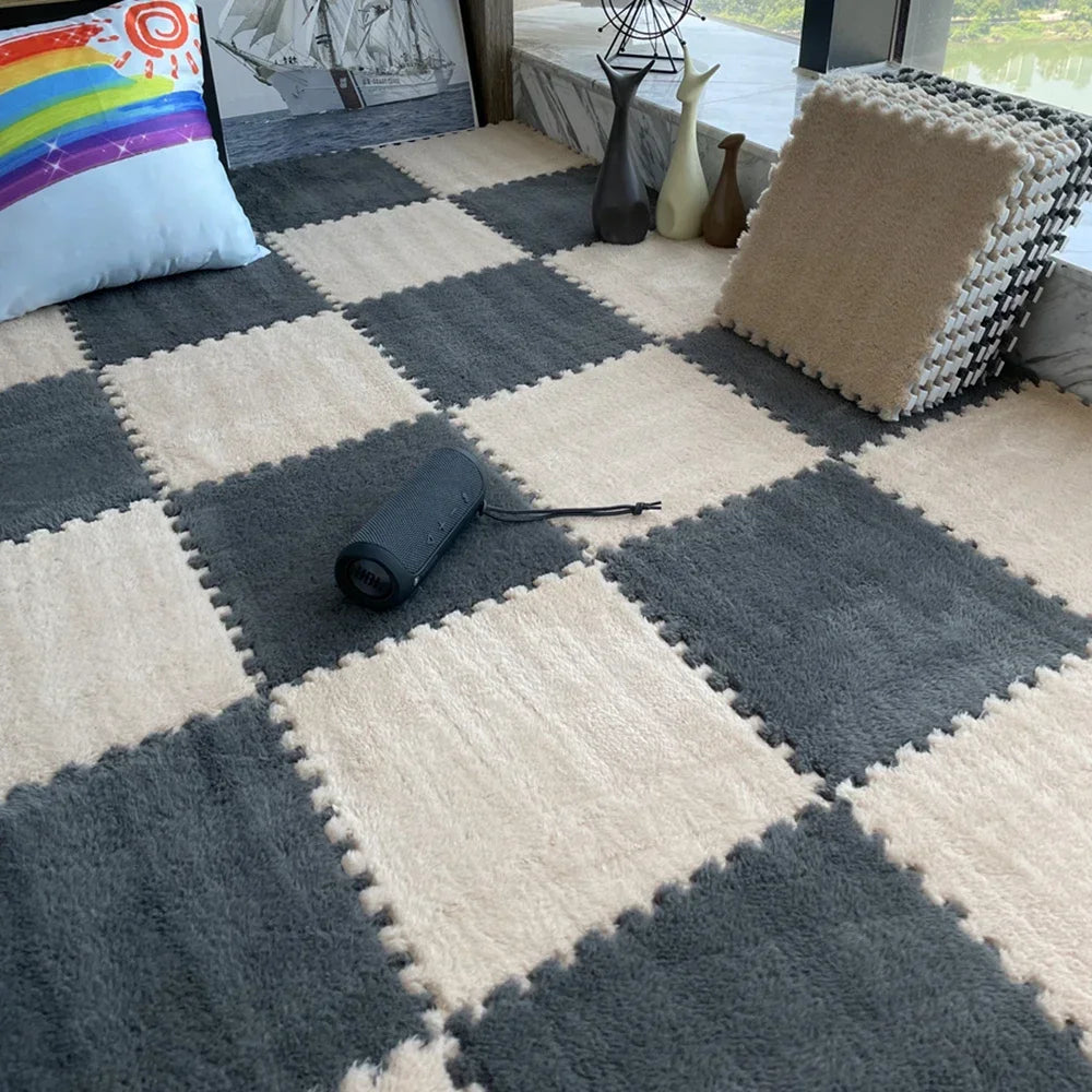 PlushPro Furry Puzzle Carpet