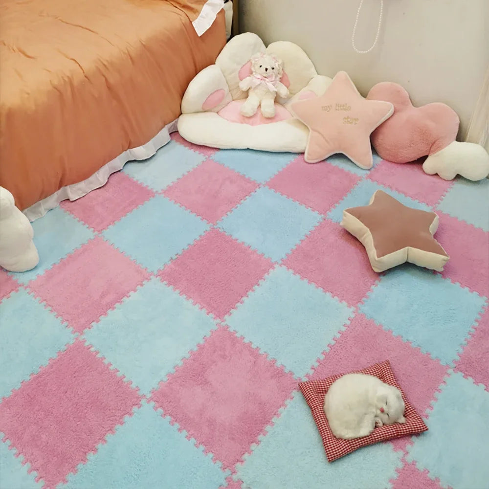 PlushPro Furry Puzzle Carpet