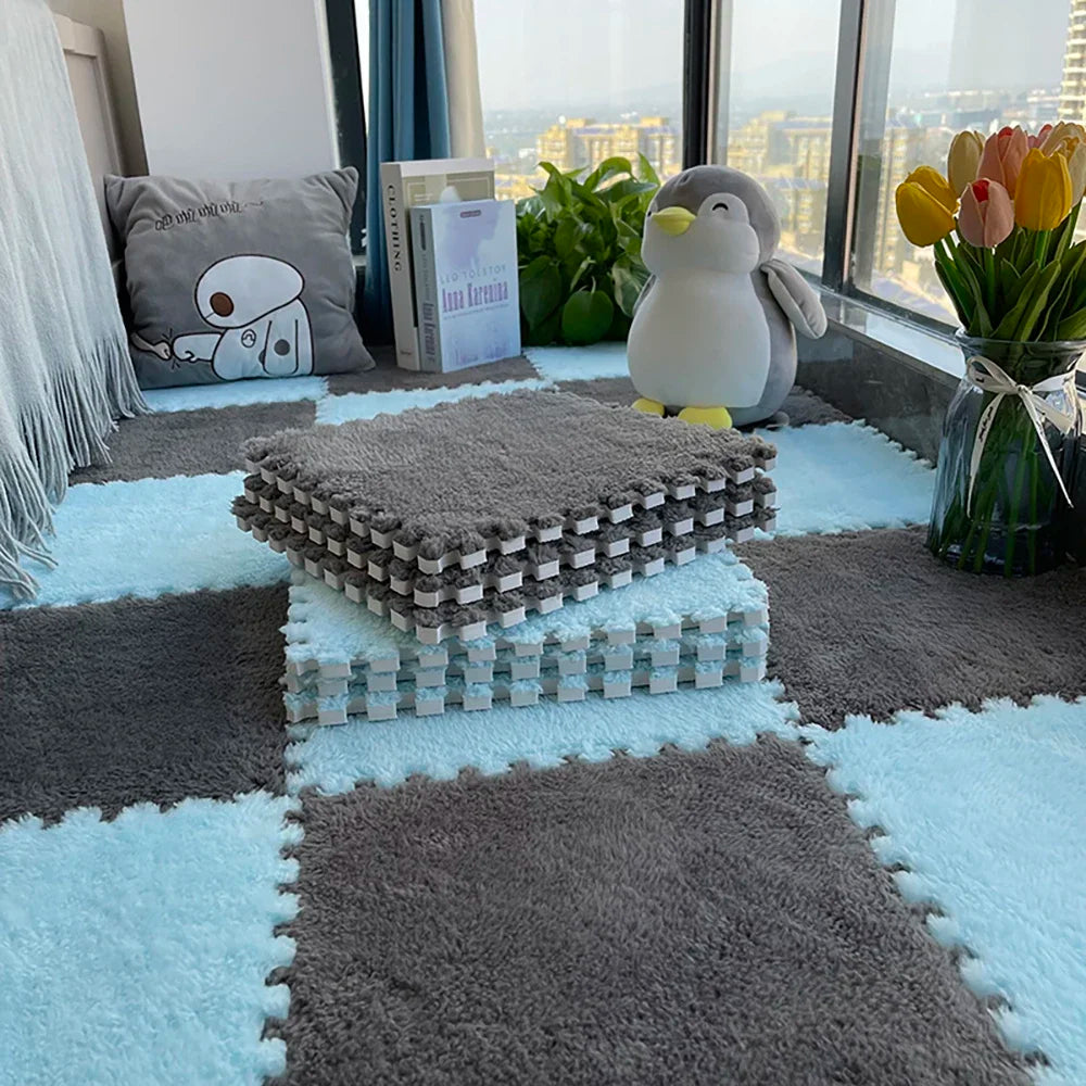 PlushPro Furry Puzzle Carpet
