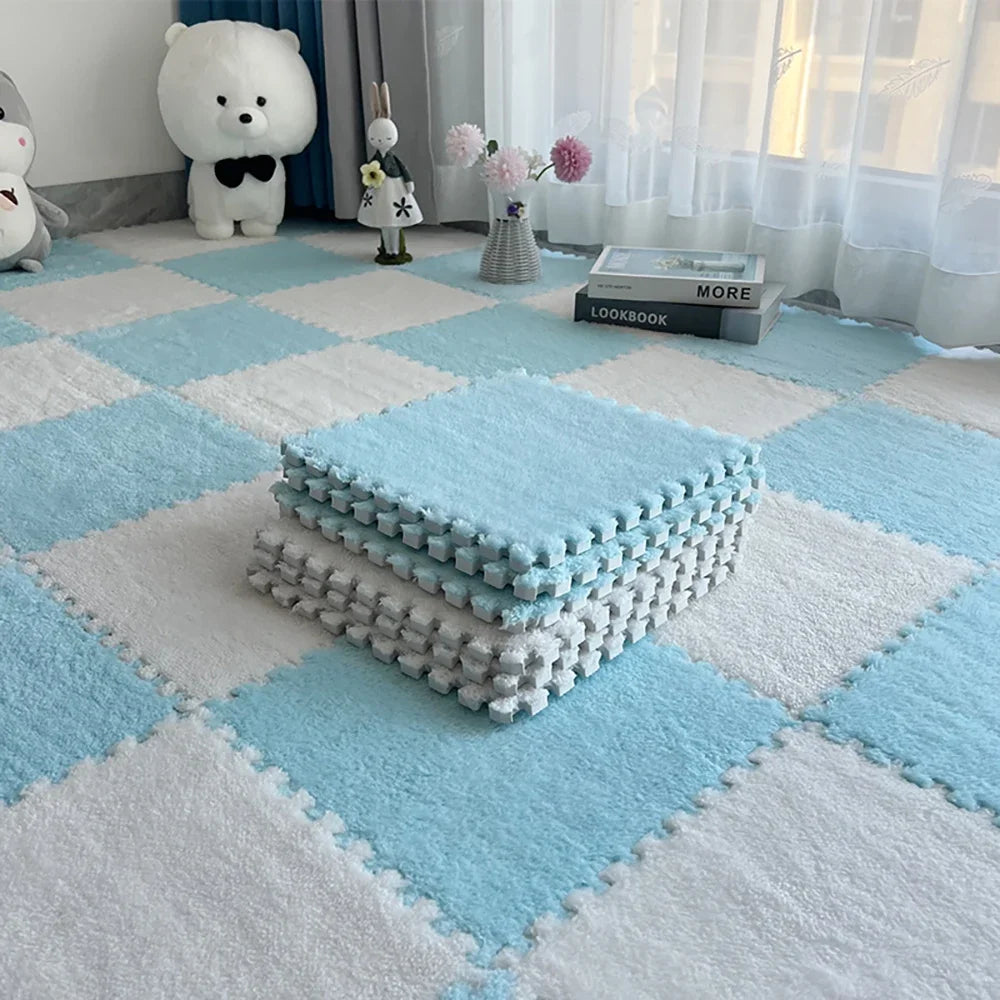 PlushPro Furry Puzzle Carpet