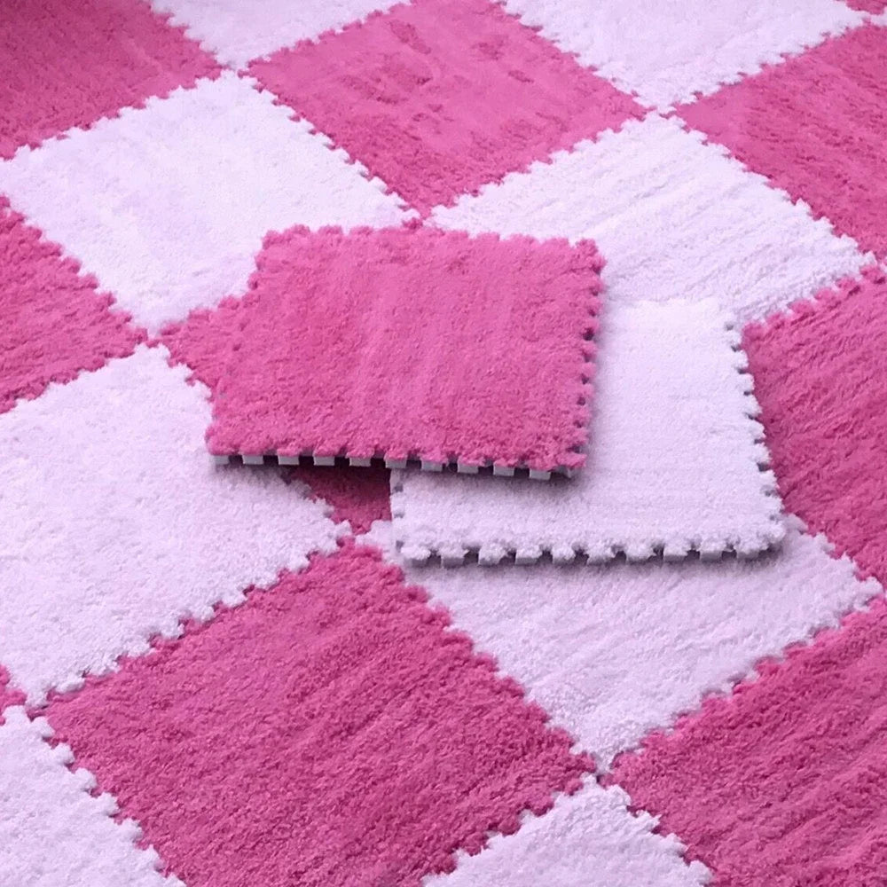 PlushPro Furry Puzzle Carpet