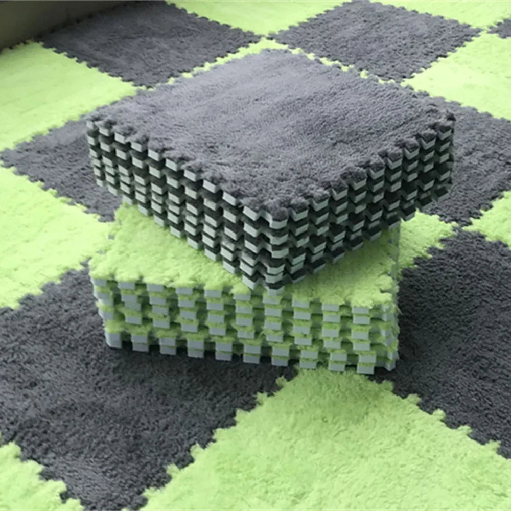 PlushPro Furry Puzzle Carpet
