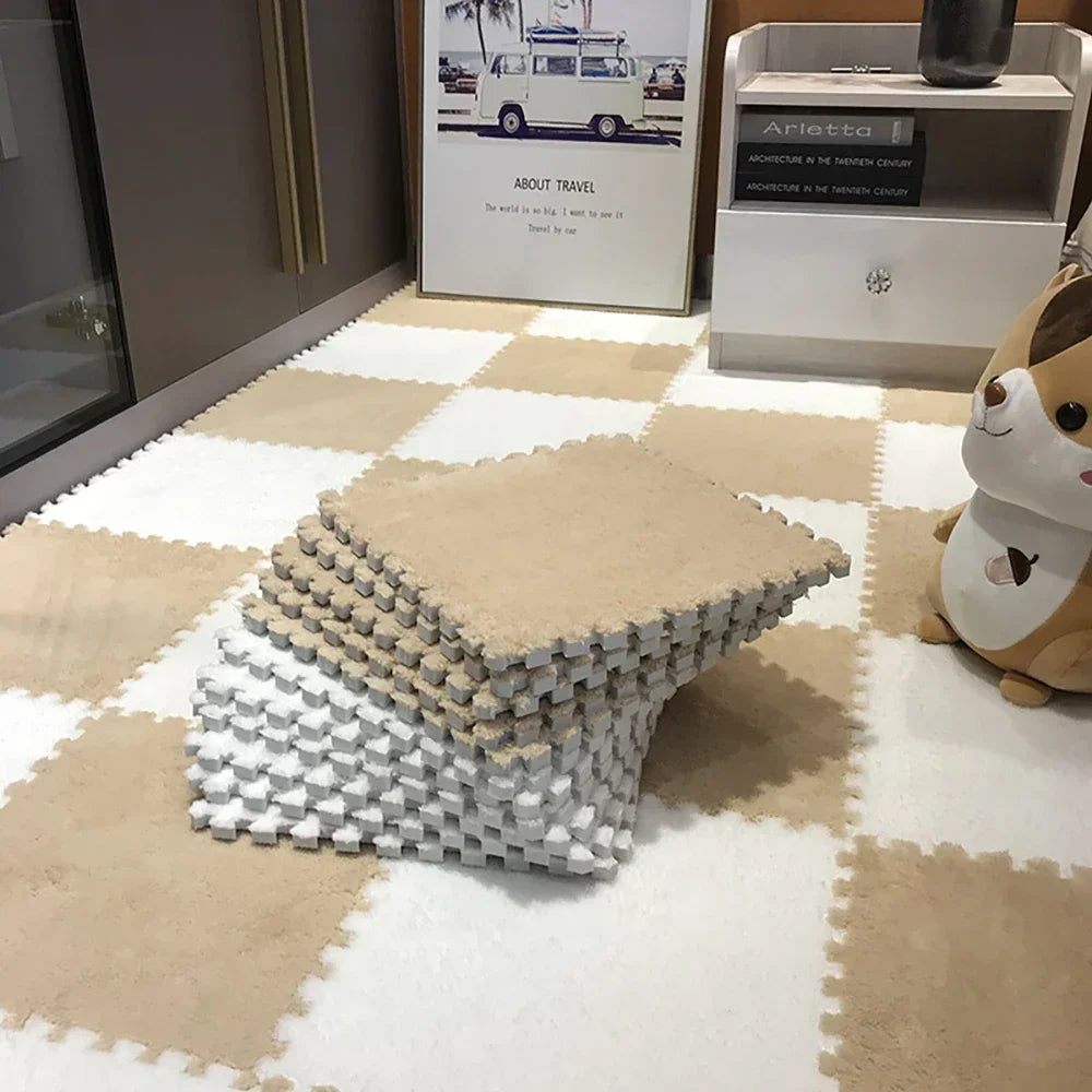 PlushPro Furry Puzzle Carpet