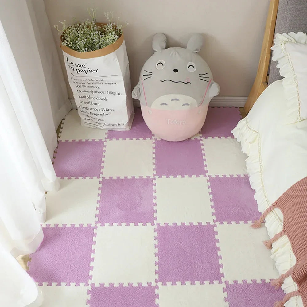 PlushPro Furry Puzzle Carpet
