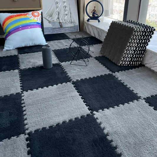 PlushUp™ Furry Puzzle Carpet