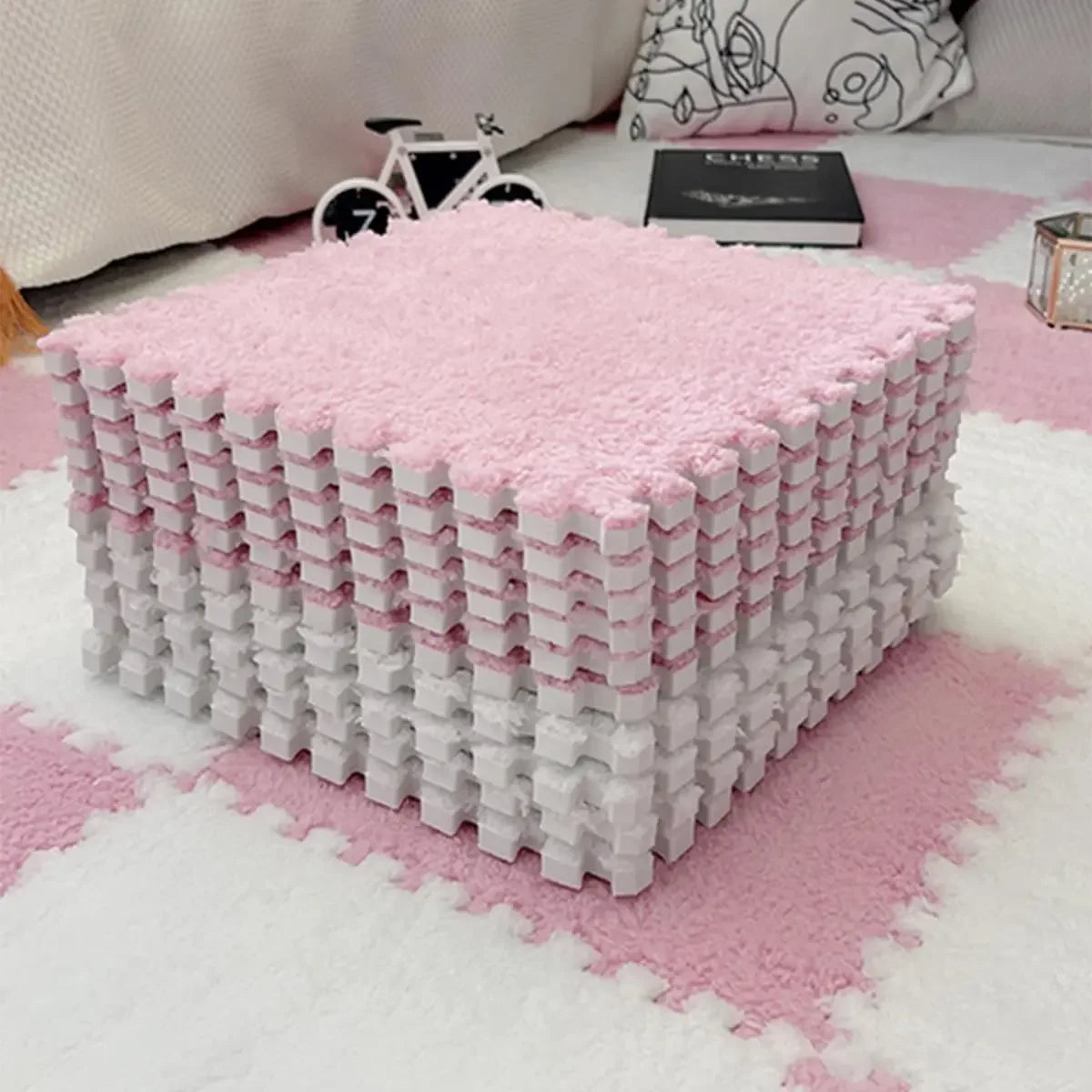 PlushPro Furry Puzzle Carpet