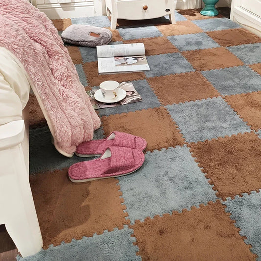 PlushUp™ Furry Puzzle Carpet