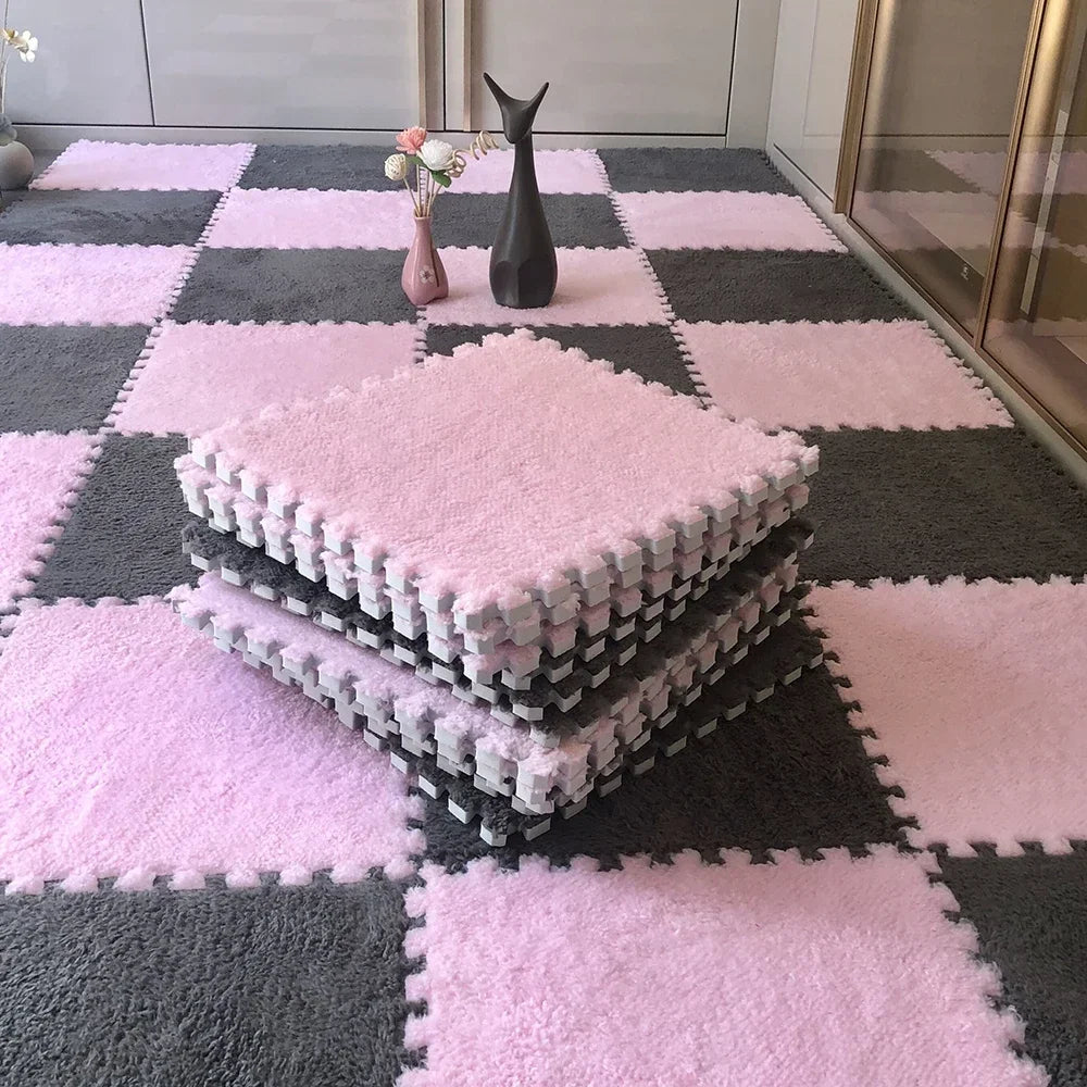 PlushPro Furry Puzzle Carpet