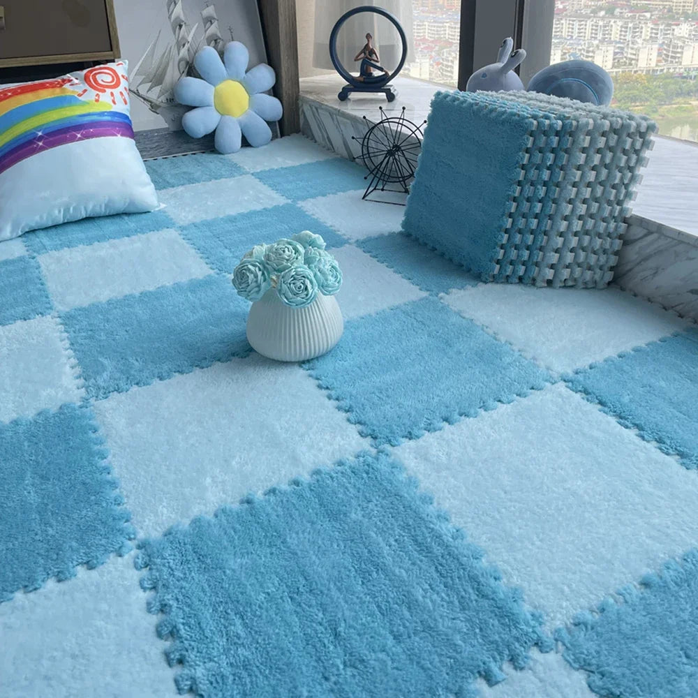 PlushPro Furry Puzzle Carpet