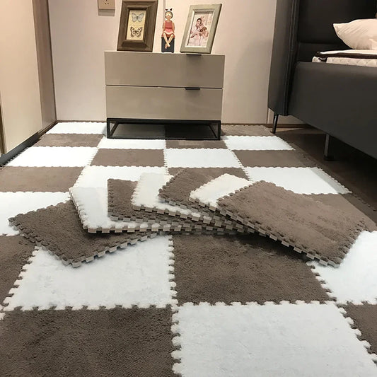 PlushUp™ Furry Puzzle Carpet