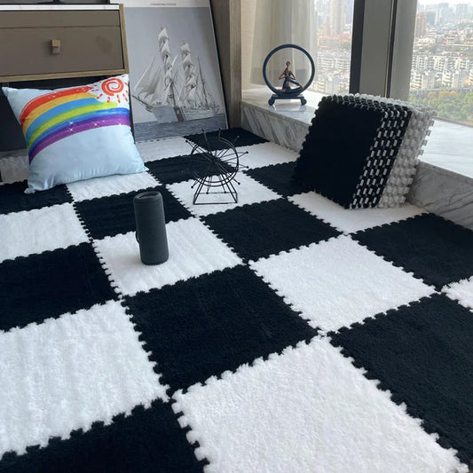 PlushUp™ Furry Puzzle Carpet