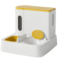 Automatic Cat Feeder & Water Dispenser with Dual Bowl Design