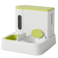 Automatic Cat Feeder & Water Dispenser with Dual Bowl Design