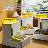 Automatic Cat Feeder & Water Dispenser with Dual Bowl Design
