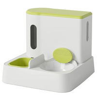 Automatic Cat Feeder & Water Dispenser with Dual Bowl Design